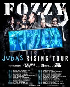 Fozzy US Tour 2018 poster