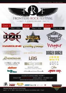 Frontiers Rock Festival The Bill poster