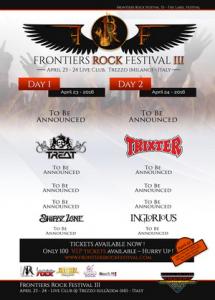 Frontiers Rock Festival III poster