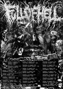 Full Of Hell Euro & UK Tour 2018 poster