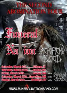 Funeral Nation US Tour 2017 poster