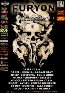 Furyon Spain tour 2014 cover