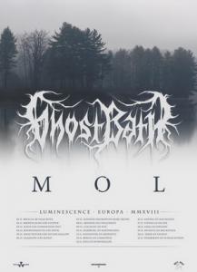 Ghost Bath Euro Tour 2018 poster