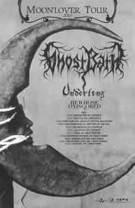 Ghost Bath North American Tour 2016 poster