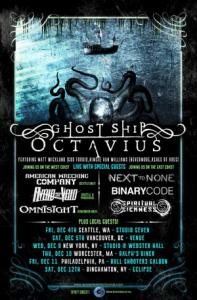 Ghost Ship Octavius US Tour 2015 poster
