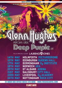 Glenn Hughes UK Tour 2019 poster