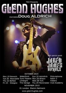 Glenn Hughes UK Tour 2015 poster