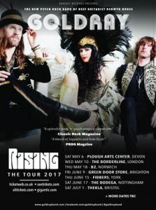 Goldray UK Tour 2017 poster