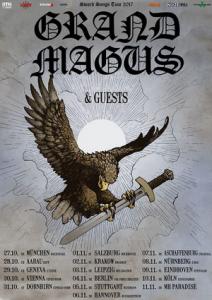 Grand Magus Euro Tour 2017 poster