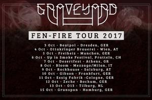 Graveyard Euro Tour 2017 poster