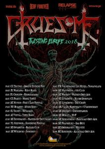 Gruesome Euro Tour 2018 poster