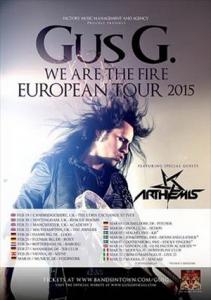 Gus G. Euro Tour 2015 poster