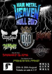 Hair Metal Heaven 2017 poster