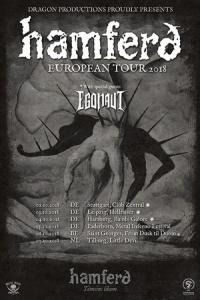 Hamferð Euro Tour 2018 poster