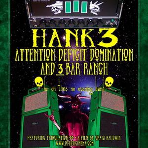 Hank3 US tour dates 2014 poster