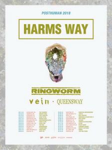 Harm’s Way North American Tour 2018 poster