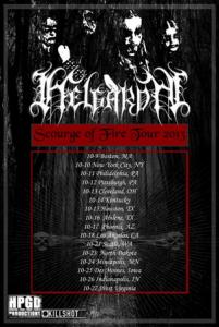 Helgardh North American Tour 2013 poster