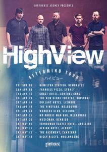 HighView Australian Tour 2018 poster