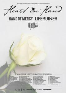 Heart In Hand European Tour 2015 poster