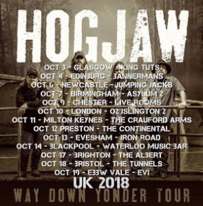 Hogjaw UK Tour 2018 poster