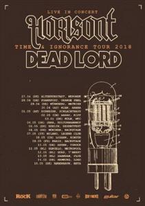 Horisont and Dead Lord Euro Tour 2018 poster