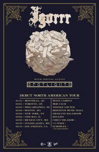Igorrr North American Tour 2018 poster