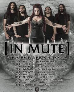 [In Mute] Euro Tour 2018 poster