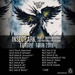 Insect Ark Euro Tour 2018 poster