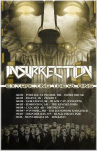 Insurrection Canada Tour 2018 poster