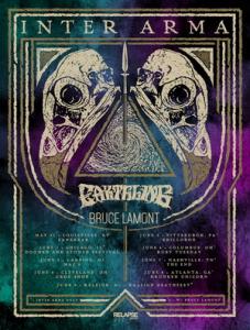 Inter Arma US Tour 2018 poster