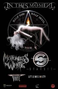 In This Moment North American Tour 2017 poster
