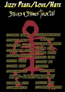 Jizzy Pearl UK Tour 2018 poster