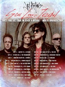 Gene Loves Jezebel US Tour 2018 poster