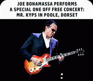 Joe Bonamassa Free live show pic