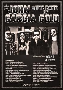 John Garcia & The Band Of Gold Euro Tour 2018 poster