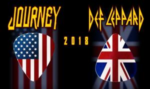 Journey & Def Leppard North American Tour 2018 poster