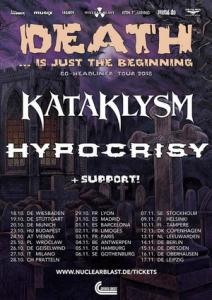 Kataklysm Hypocrisy Euro Tour 2018 poster