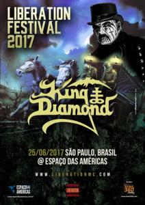 King Diamond Liberation Festival 2017 poster