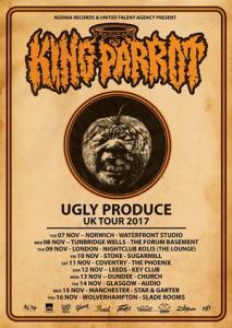 King Parrot UK Tour 2017 poster
