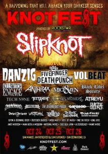 Knotfest 2014 poster