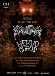 Krisiun Asian Tour 2017 poster
