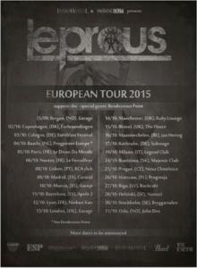 Leprous European tour 2015 poster