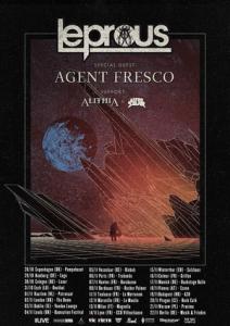 Leprous Euro Tour 2017 poster