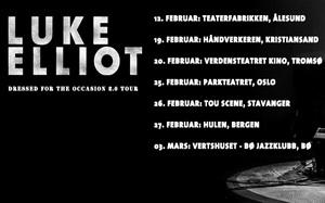 Luke Elliot Norwegian Tour 2016 poster