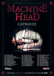 Machine Head Euro & UK Tour 2018 poster