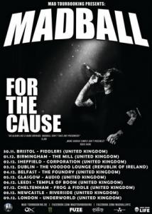Madball UK Tour 2018 poster