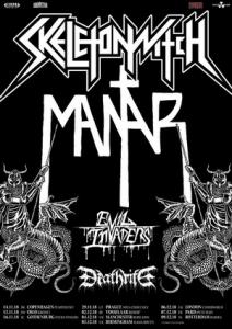 Mantar & Skeletonwitch Euro TOur 2018 poster