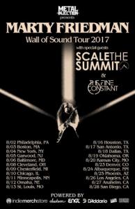 Marty Friedman US Tour 2017 poster