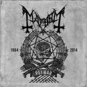 Mayhem Psywar 7” vinyl covel