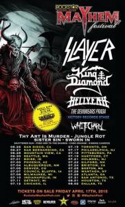 Rockstar Energy Drink Mayhem Festival 2015 poster